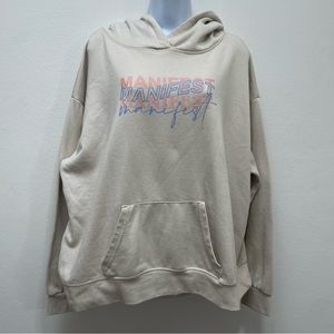 Primark Light Tan Manifest Hoodie| Size: XL